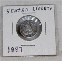 1887 Seated Liberty