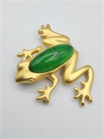 Vintage Givenchy Frog Brooch Pin