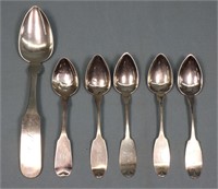 (6) Coin Silver Spoons, 4.3 TO