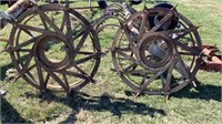E-Z Trak-Lug Iron Wheels, (2), 52”