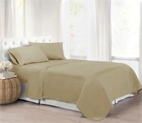 Hudson & Main Cotton 525 TC Sheet Set - Taupe