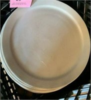 Large lot of 22 Plates, White China