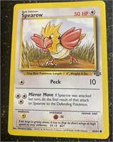 VTG BASIC POKEMON SPEAROW CARD 62/64 / SHIPS