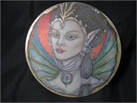 Hand Painted "Nola" Fantasy Fairy Decor 10"