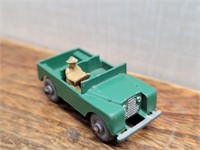 Vintage Army Jeep By Lesney With Army Man