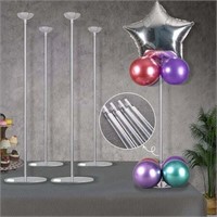 YALLOVE Balloon Stand Kit  23.6 Inch  4 pack