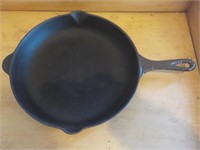 Enamel over iron fry pan Cousances MI France