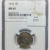 1915 5C NGC MS63