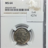 1923 5C NGC MS64