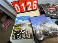 Flat of Harley Davidson Parts & Accessory Catalogs