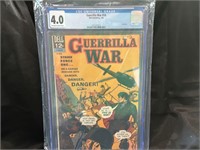 Guerrilla War #14 CGC Graded 4.0 Silver Key Comic