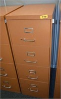 4 DRAWER METAL FILING CABINET