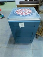 3-Drawer Laundry Cabinet & Dart Board