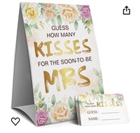 Bridal Shower Games for Guests - How Many Kisses