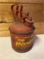 Vintage red gas can