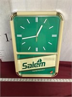 Vintage Salem Cigarettes Advertising Clock