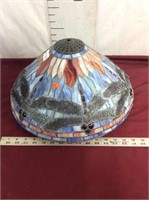 Tiffany style stained glass dragonfly lamp shade