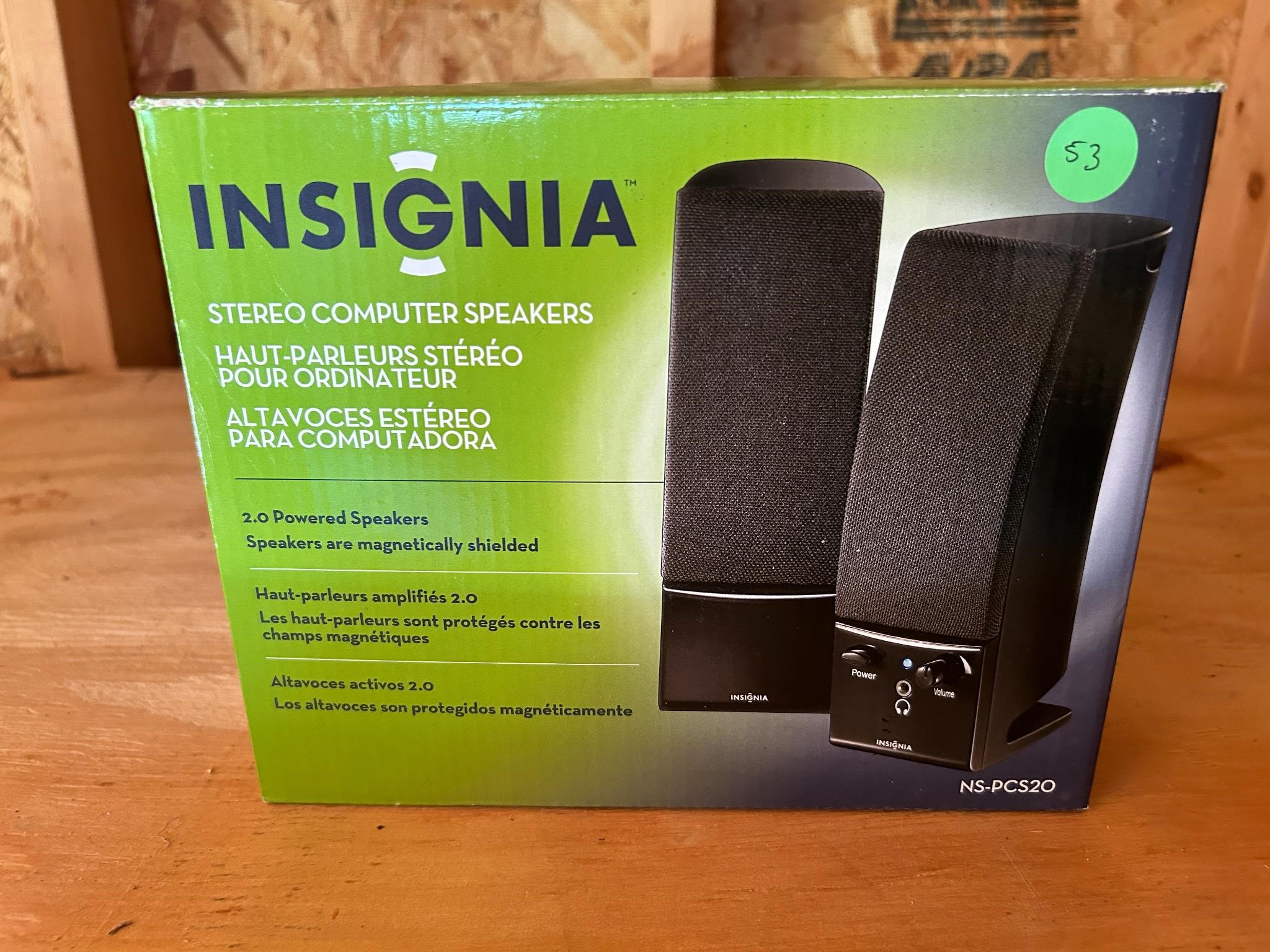 Insignia Stereo Computer Speakers