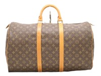 Louis Vuitton Monogram Keepall Handbag 50