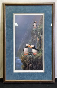 "Puffin"; Tok Huang, Signed And Numbered