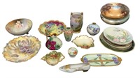 Assorted Hand Painted Porcelain Articles