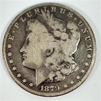 1879-CC MORGAN SILVER DOLLAR