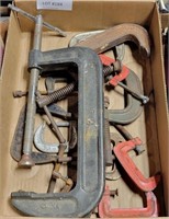 FLAT OF C-CLAMPS