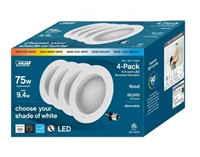 Feit 4 pack Recessed LED lighting ret $37