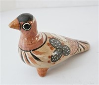 Mexican Pottery Tonala Dove Figurine