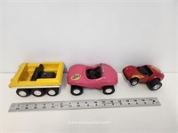 3 Tonka Fun Toy Vehicles