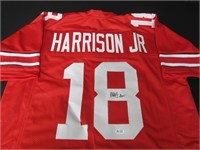 Marvin Harrison Jr signed football jersey COA