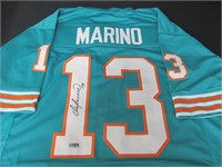 Dan Marino signed football jersey COA