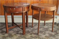 (2) Round Top End Tables