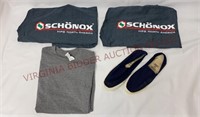 Gildan T-Shirts (S, M & XL) & BBC Shoes - See Desc