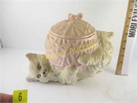 CAT COOKIE JAR