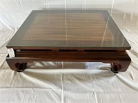 Coffee Table w/glass protective top