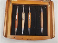 Unique Box and Wooden Pens