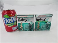 2 boites de comprimées ROBAX