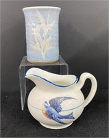 Signed Pottery & Vintage Canonsburg China Pitcher