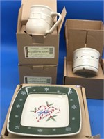 Boxed Longaberger Pottery Items