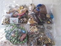 4 Small Bags of Custom Jewelry