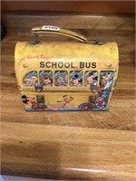 Vintage school bus lunchbox