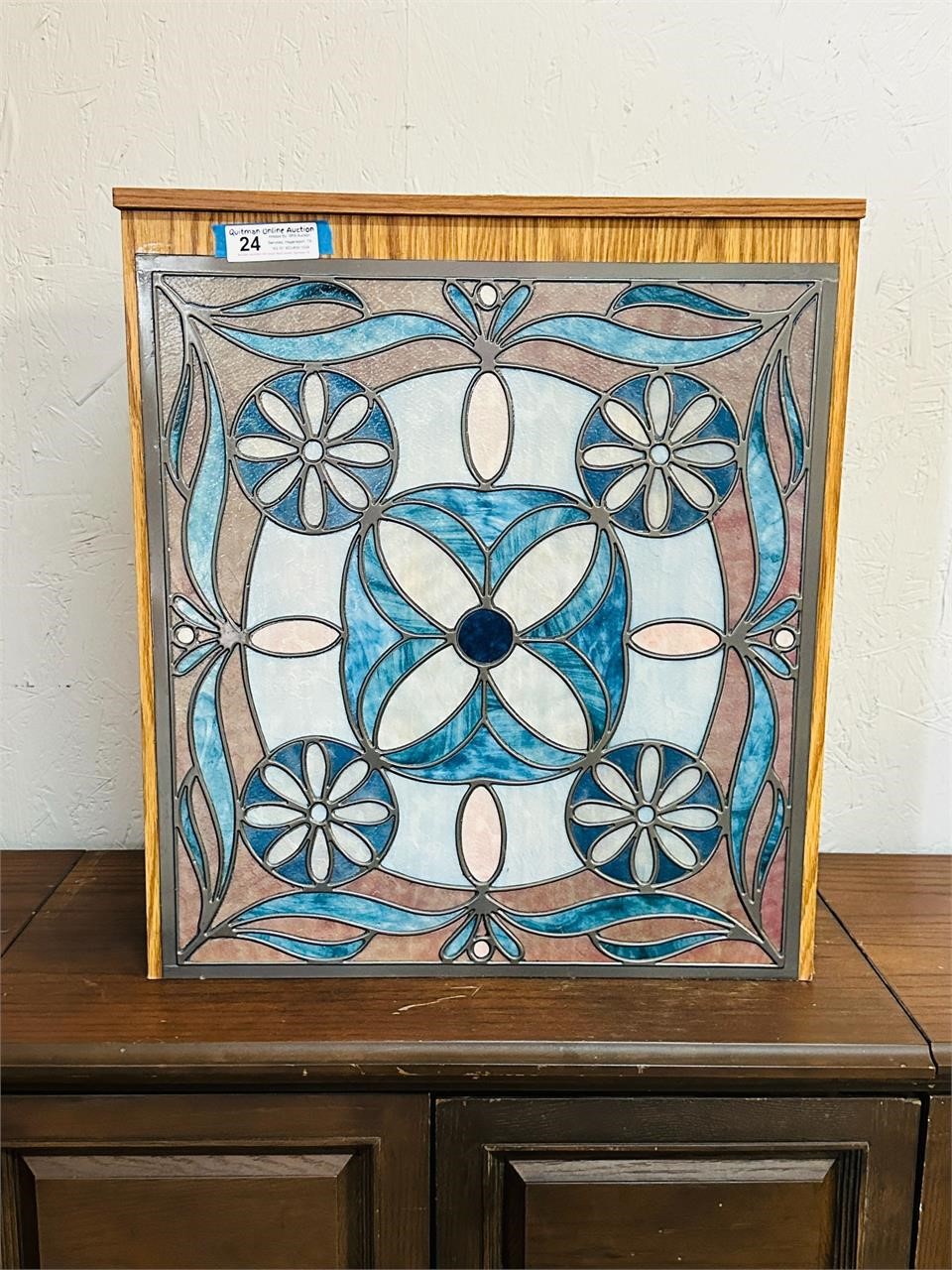 Faux Stained Glass Decorative Hamper/Box