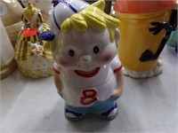 Vintage Japan boy cookie jar