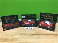 Superior Metal DieCast Car lot of 3