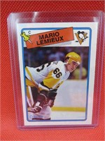1988 OPC Mario Lemiex Hockey Card #1 NICE