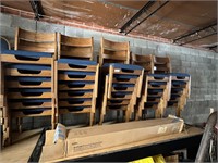 28 Padded Wood Chairs