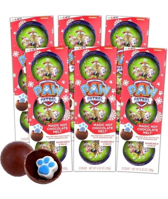 6 packs Paw Patrol Chocolate Balls for Hot Cocoa