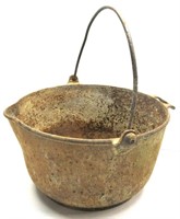 Cast  Iron Pot 7"T x 12"R(at top)