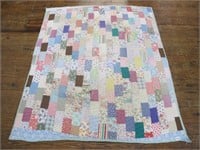 EARLY CUTTER QUILT , AS IS,  SEE PHOTOS